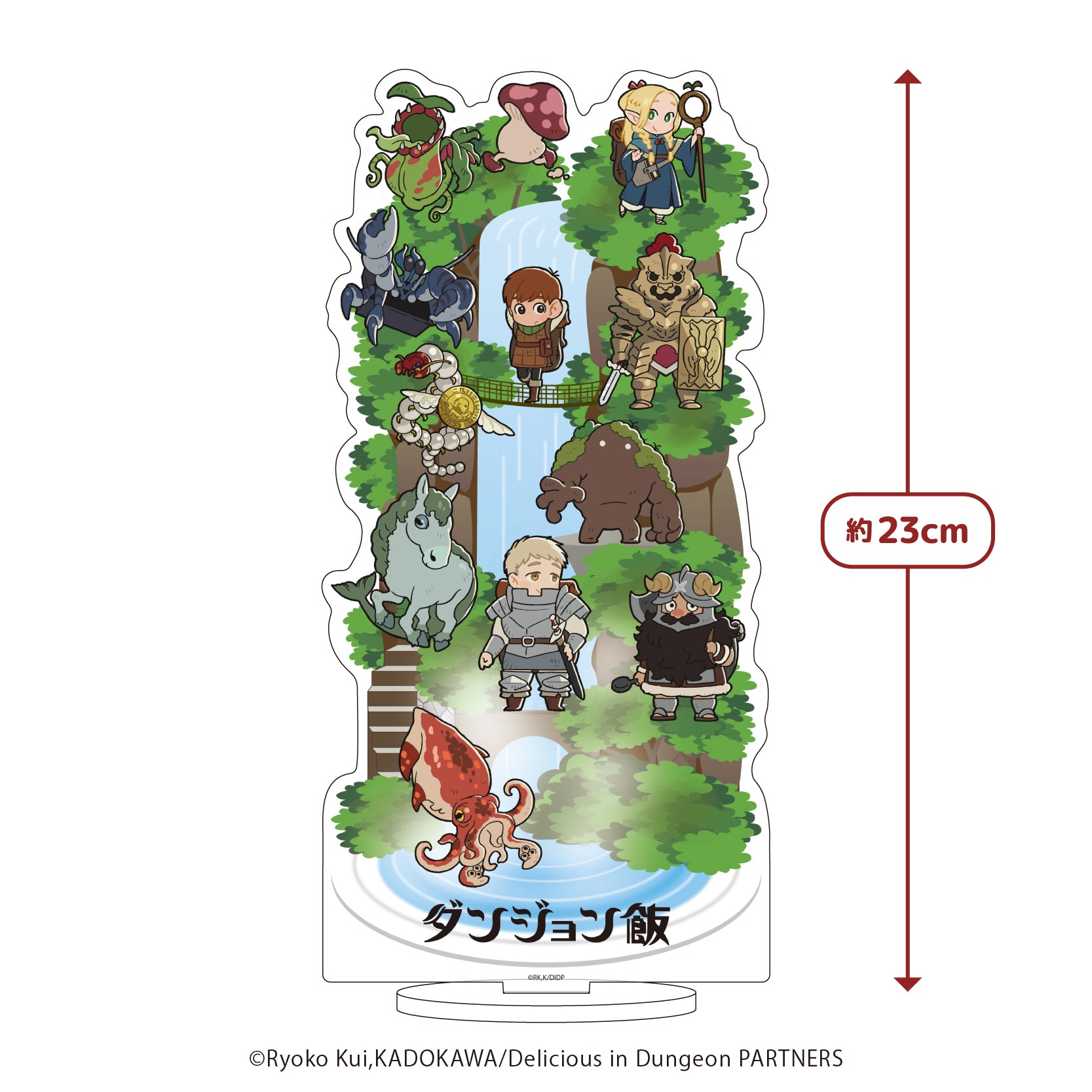 (Goods - Stand Pop) Delicious in Dungeon BIG Acrylic Stand  01 - Assembly Design (Official Artwork)