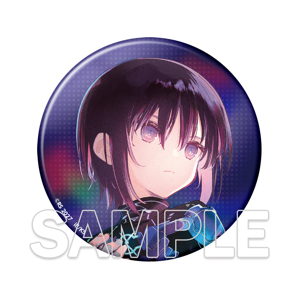 (Goods - Badge) Wizard's Brain 25th Anniversary Big Holographic Tin Badge - Ren Amagi