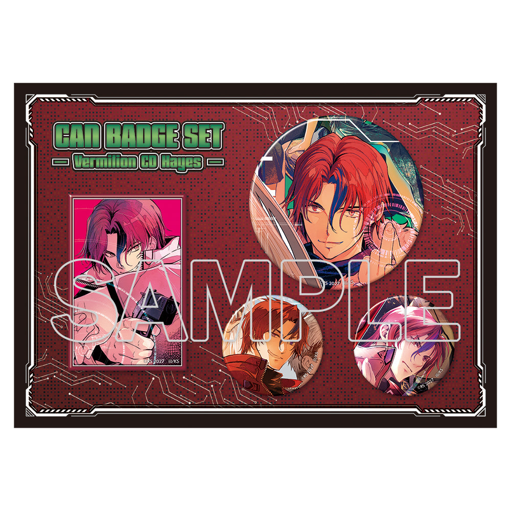 (Goods - Badge) Wizard's Brain 25th Anniversary Tin Badge Set - Vermillion CD Haze