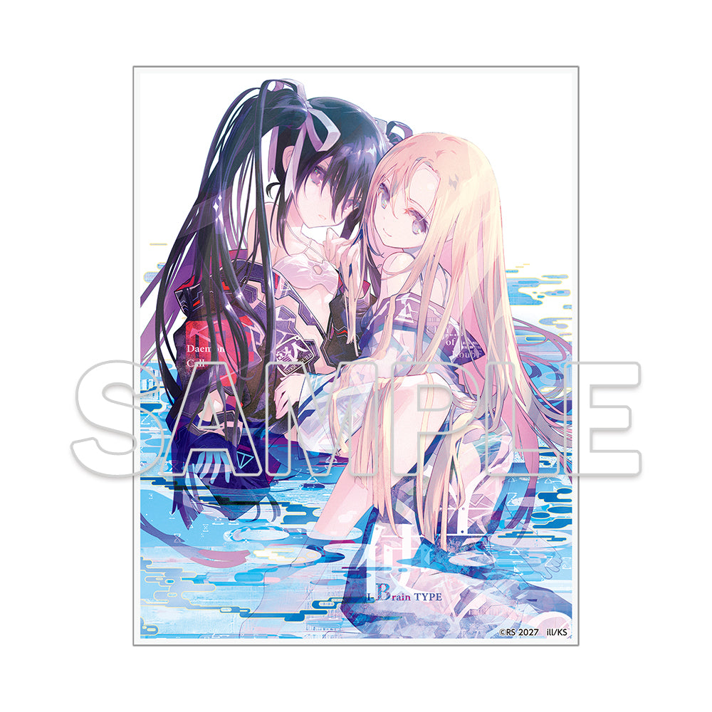 (Goods - Acrylic Stand) Wizard's Brain 25th Anniversary Acrylic Block - Girls in Swimsuits