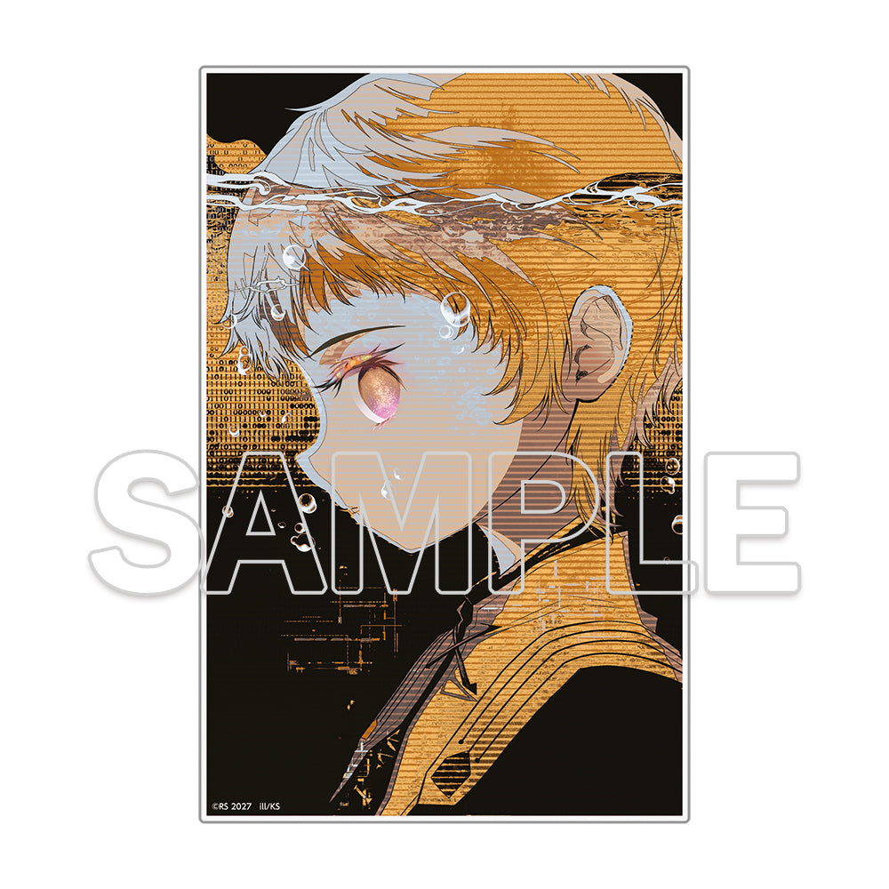(Goods - Ornament) Wizard's Brain 25th Anniversary Acrylic Plate - Edward Zain