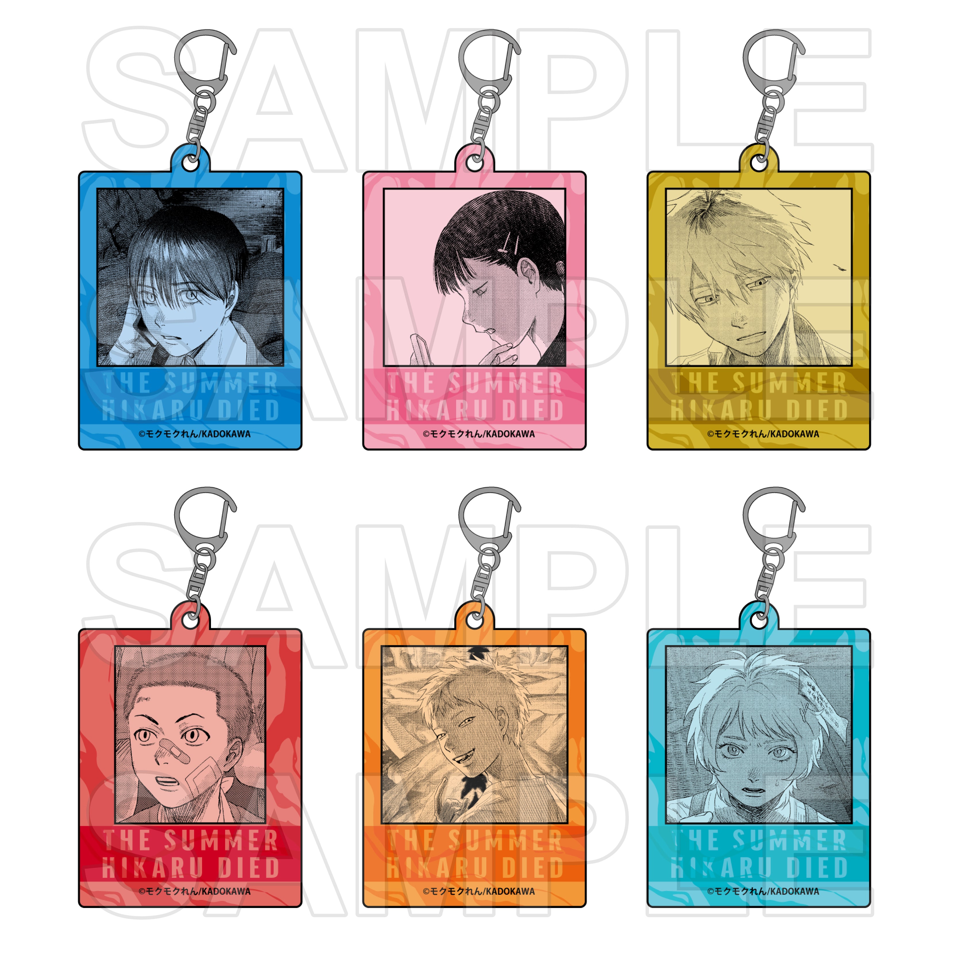 (1BOX=6)(Goods - Keychain) The Summer Hikaru Died Trading Acrylic Keychain PACK