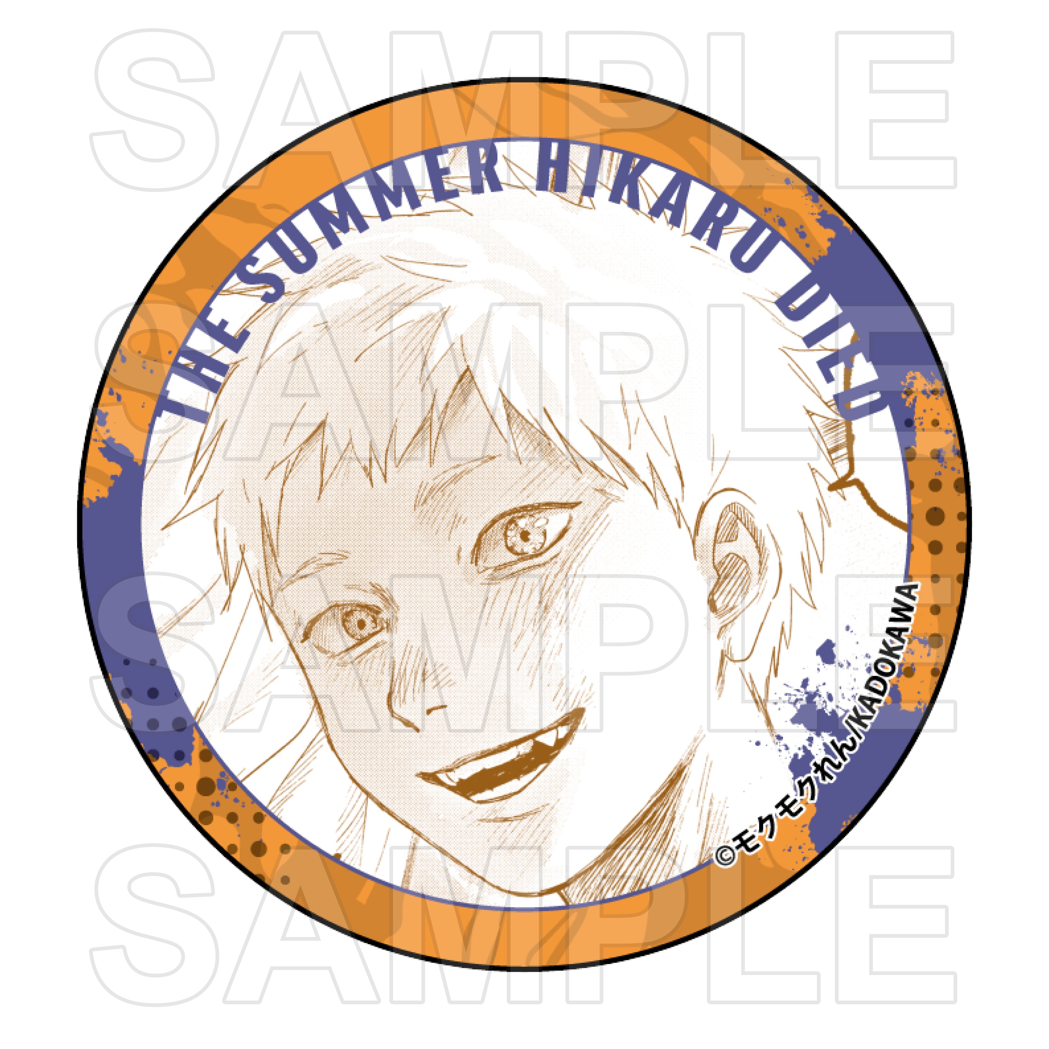 (1BOX=6)(Goods - Badge) The Summer Hikaru Died Tin Badge Collection PACK