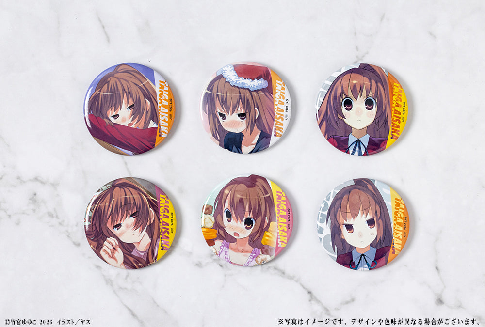 [※Blind](Goods - Badge) Toradora! 20th Anniversary Tradable Tin Badge ~Full of Taiga~