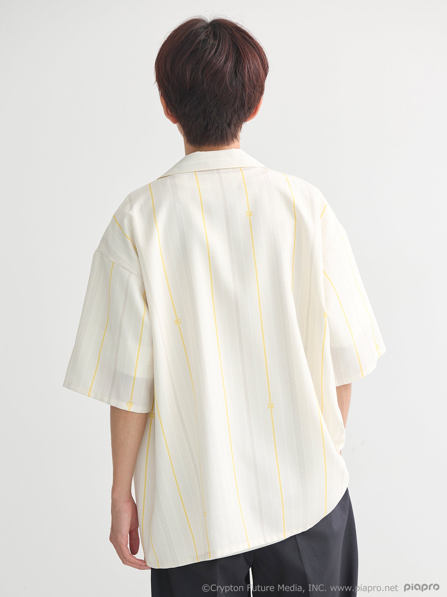(Goods - Shirt) Kagamine Rin / Len Open Collar Big Shirt [earth music&ecology Japan Label]