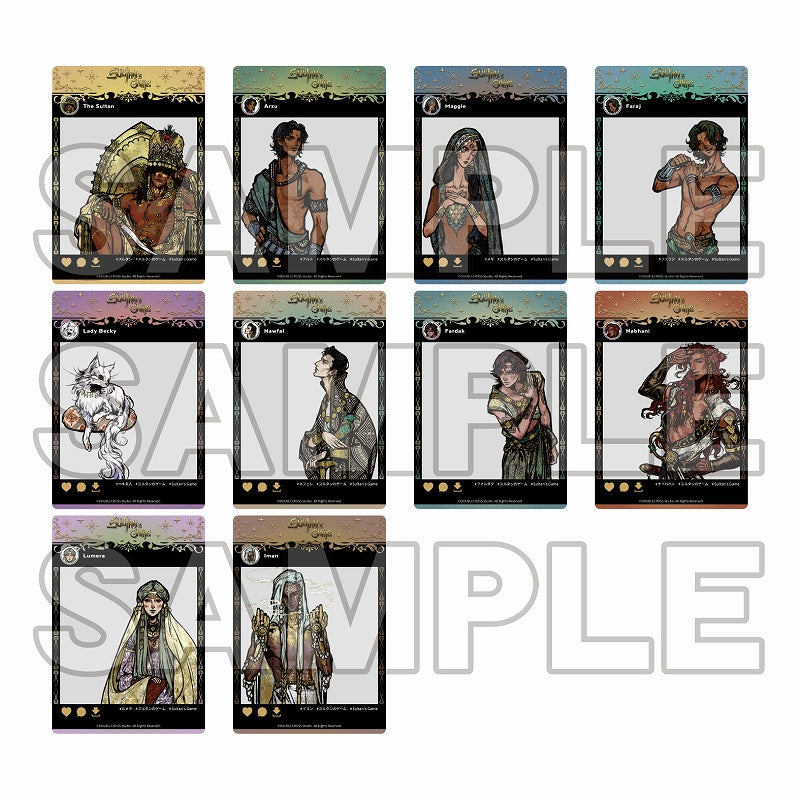 [※Blind](Goods - Card Collection) Sultan's Game pasha★tte Trading Social Media Style Clear Card