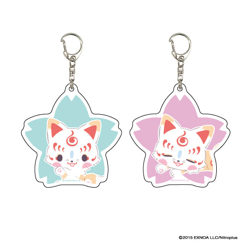 (Goods - Key Chain) Acrylic Key Chain Set of 2 Wanpaku! Touken Ranbu 02 - Konnosuke B