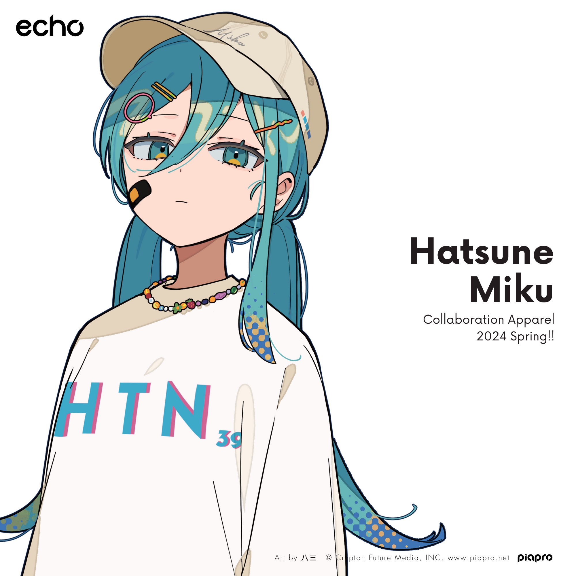 (Goods - Stand Pop) Hatsune Miku Acrylic Stand Art by hassan "HTN39"