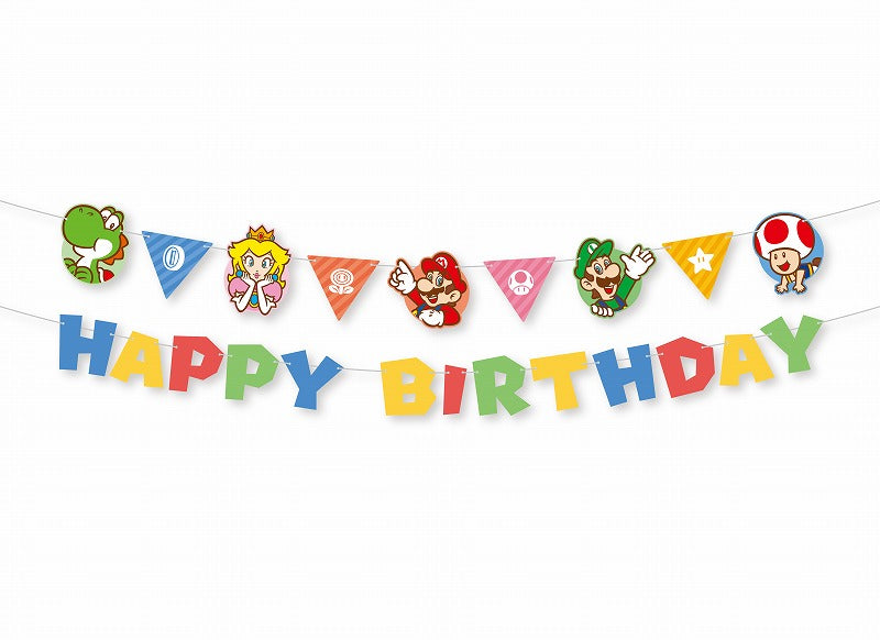 (Goods - Other) Super Mario Garland (Birthday & Party)