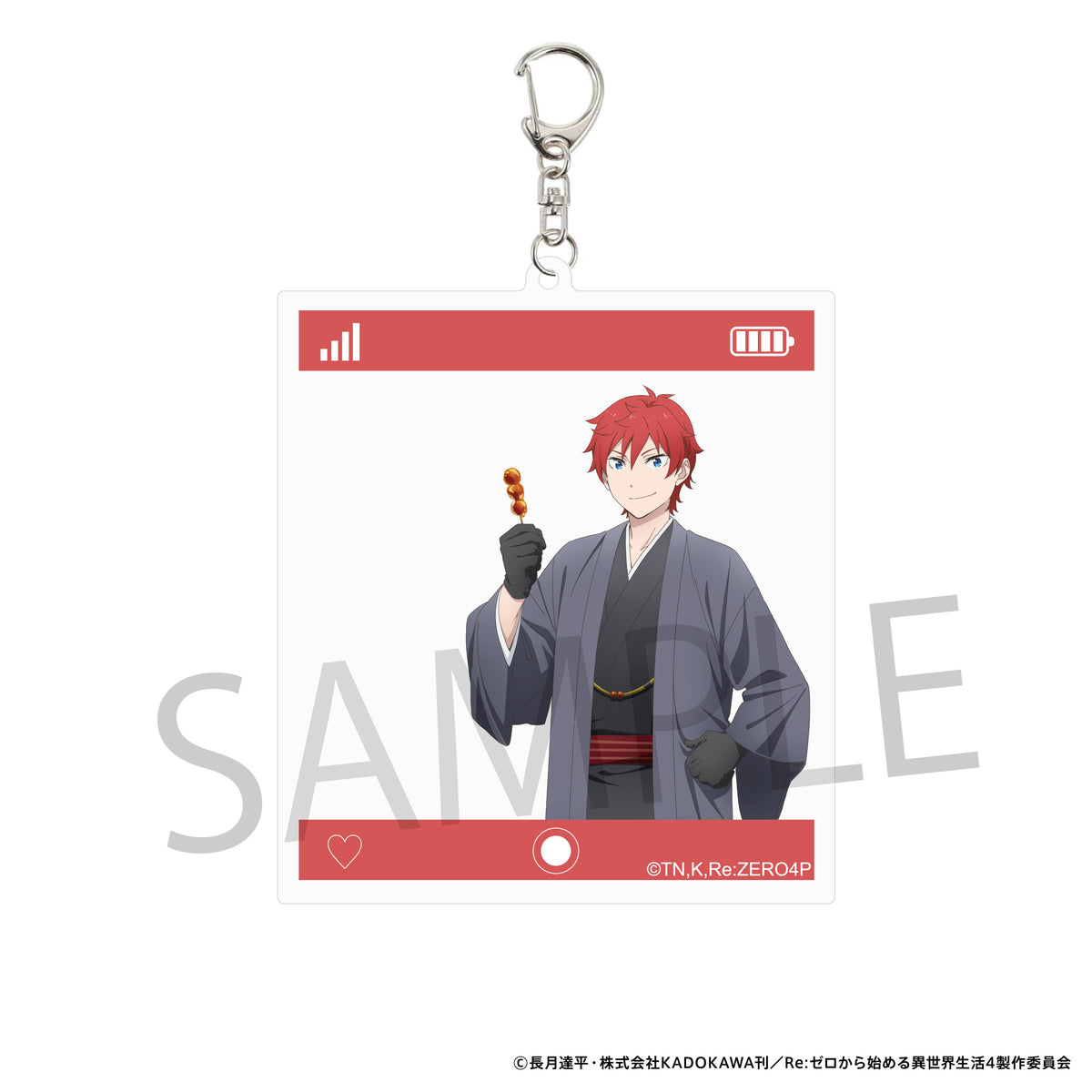 (Goods - Keychain) Re:ZERO -Starting Life in Another World- Photo-Style Acrylic Keychain Japanese Outfit ver. - Reinhard