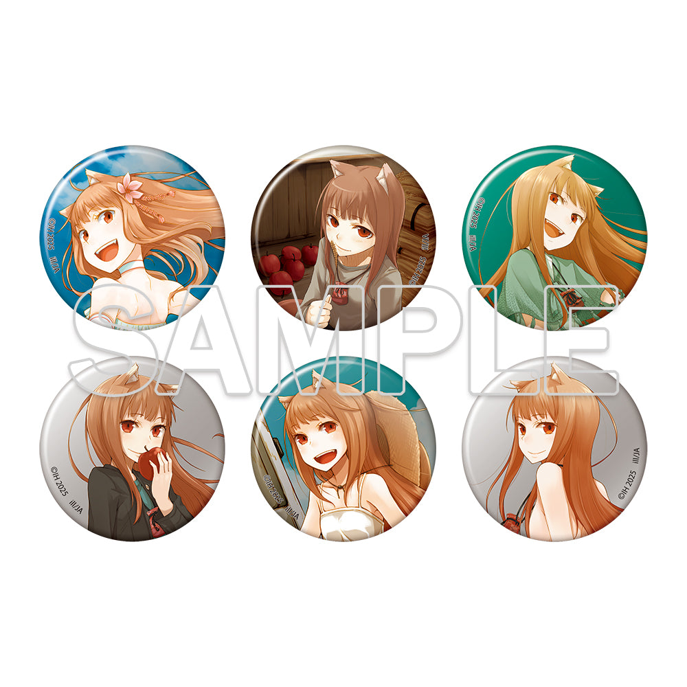 [※Blind](1BOX=3)(Goods - Badge) Spice and Wolf Tradable Metallic Tin Badge Ver.B