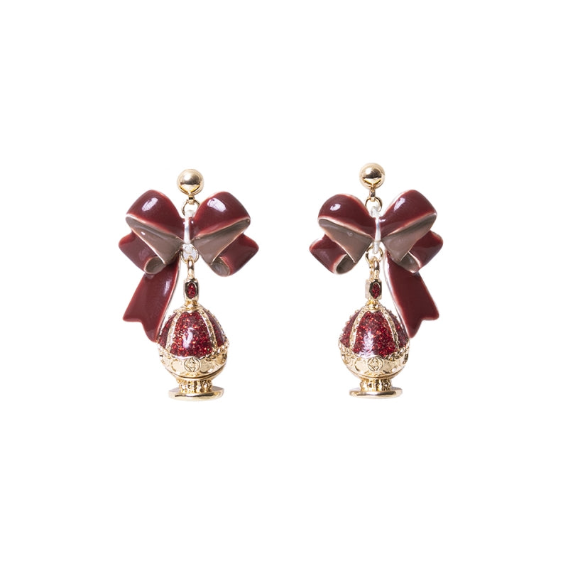 (Goods - Accessory) PUELLA MAGI MADOKA MAGICA ICONIQUE OBJET ~ SOUL GEM SET ~ KYOKO SAKURA - Clip-On Earring