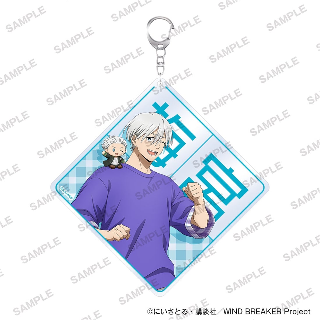 (Goods - Keychain) TV Anime WIND BREAKER Name Keychain Together with Plushies Ver. - Hajime Umemiya