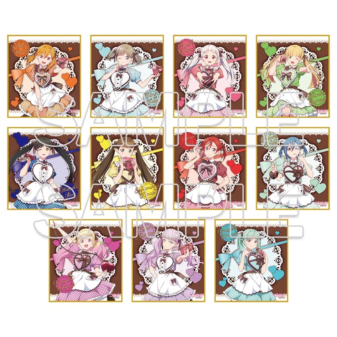 [※Blind](1BOX=3)(Goods - Board) Love Live! Superstar!! Liella! Tradable Mini Illustration Board Ver. Valentine 2026