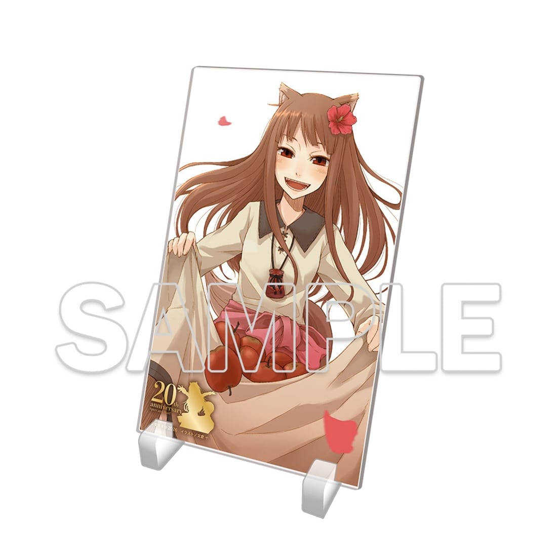 (Goods - Acrylic Stand) Spice and Wolf Light Novel Series 20th Anniversary Acrylic Plate B