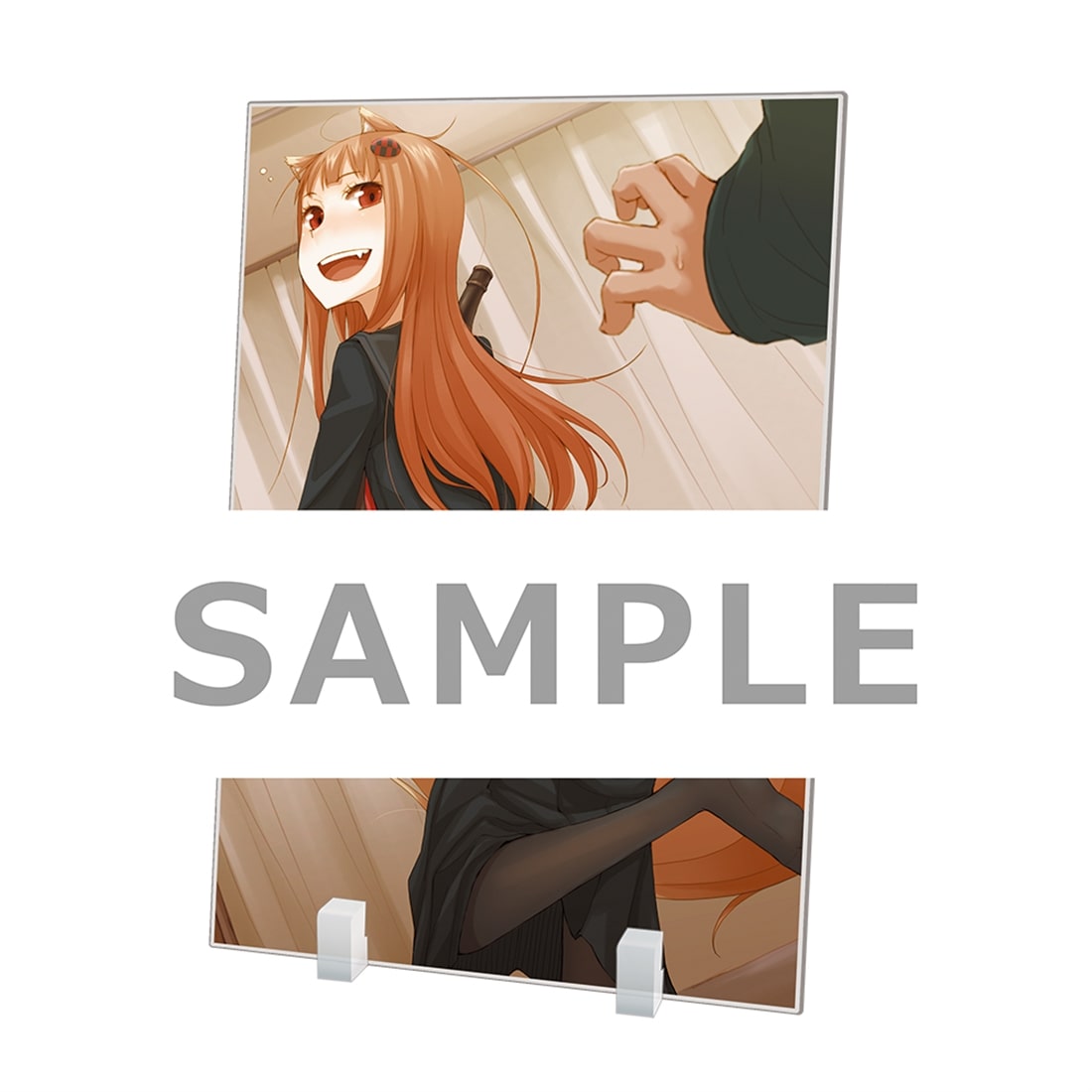 (Goods - Acrylic Stand) Spice and Wolf Light Novel Series 20th Anniversary Big Acrylic Plate D