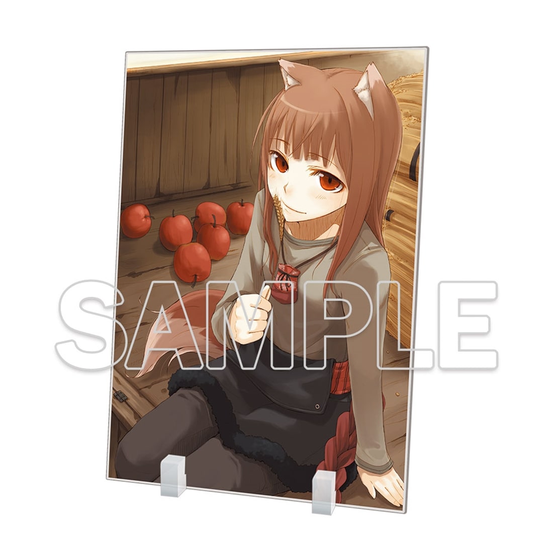 (Goods - Acrylic Stand) Spice and Wolf Light Novel Series 20th Anniversary Big Acrylic Plate E