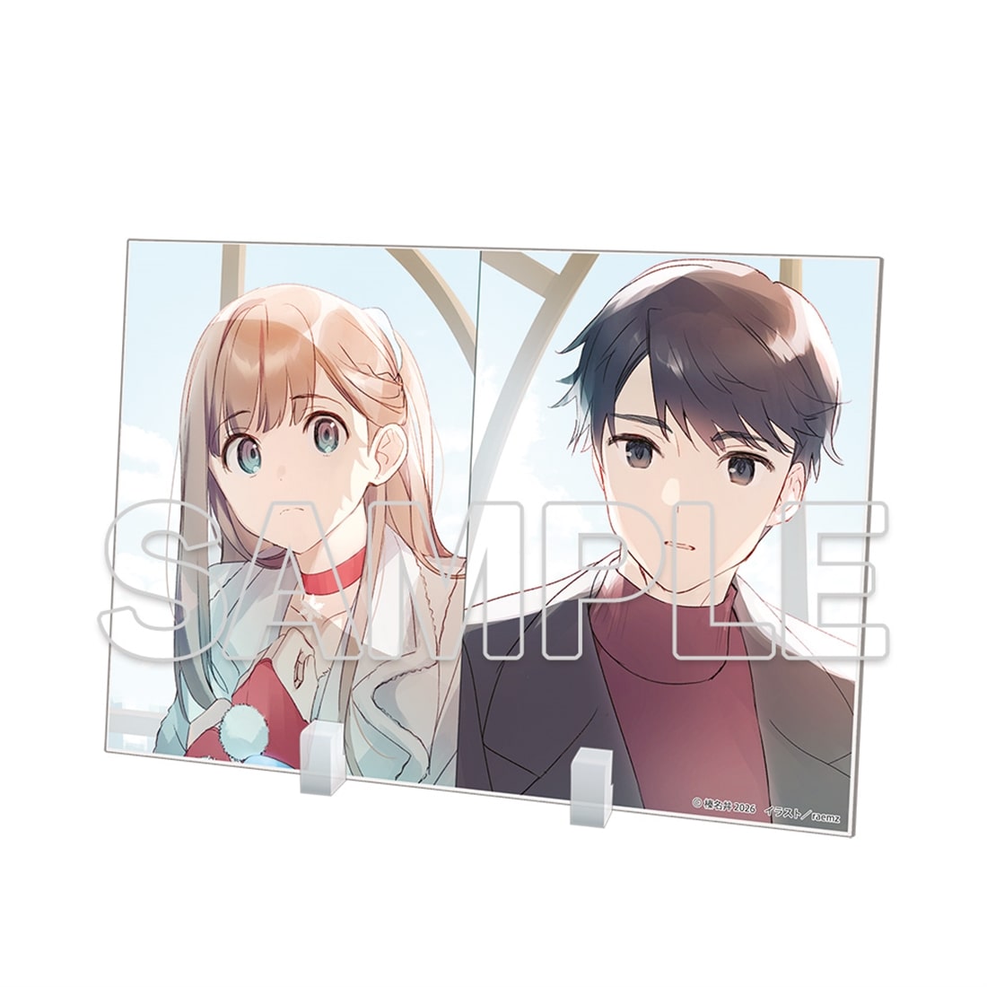 (Goods - Acrylic Stand) Even a Replica Can Fall in Love Big Acrylic Plate D