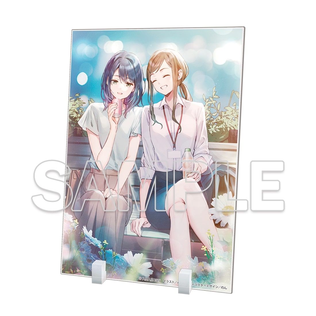 (Goods - Acrylic Stand) Adachi and Shimamura Big Acrylic Plate D