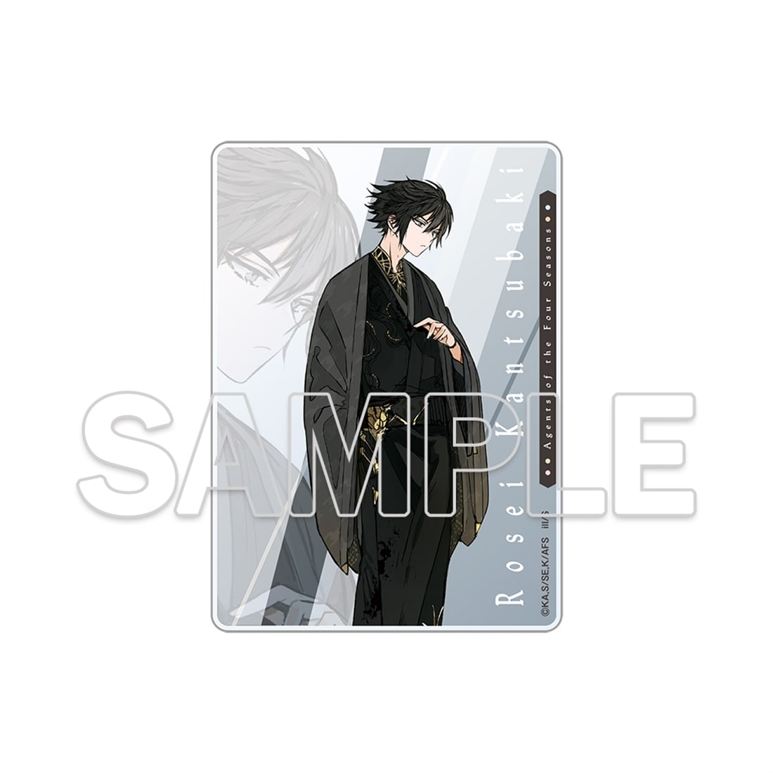 (Goods - Card) Agents of the Four Seasons Acrylic Card - Rosei Kantsubaki
