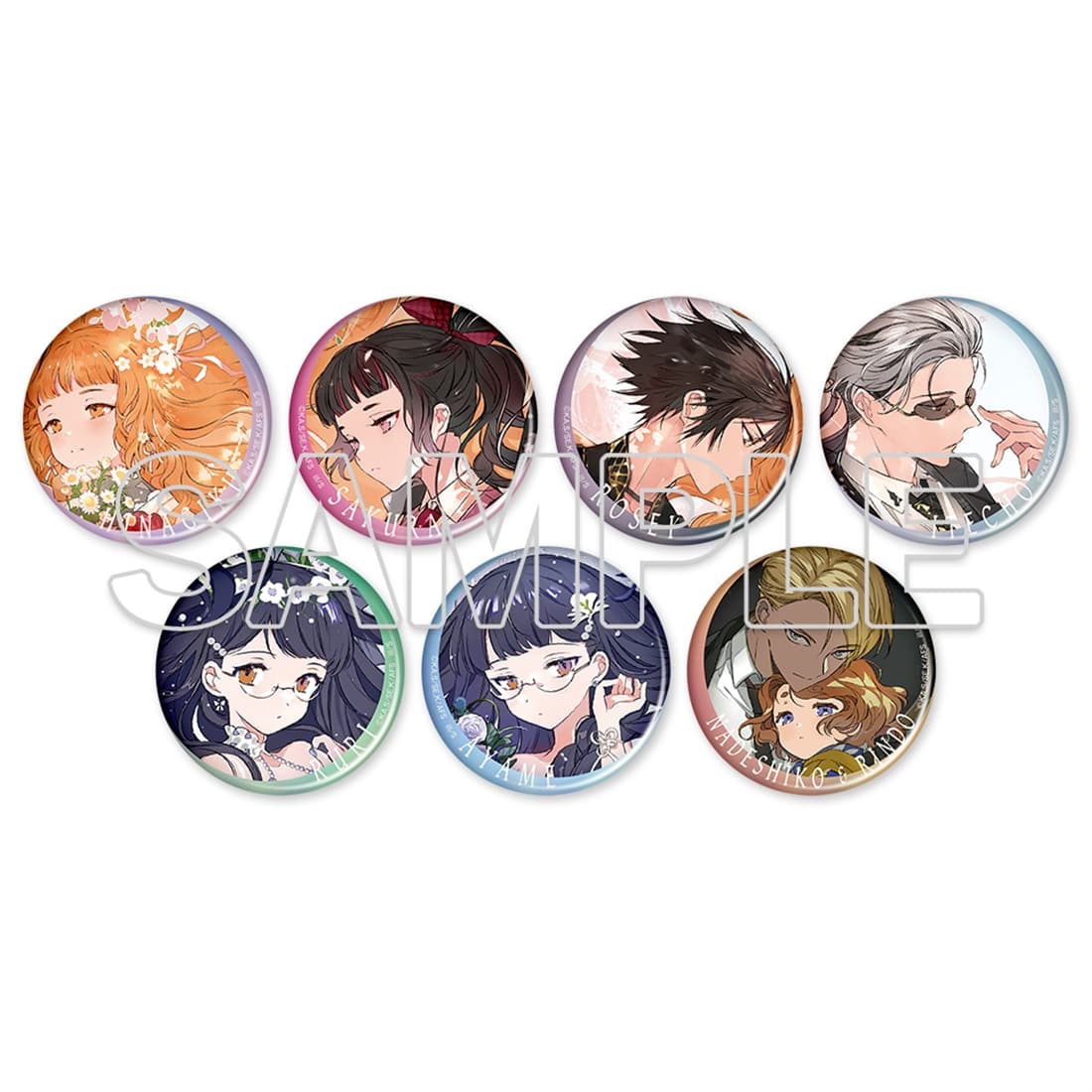 (1BOX=7)(Goods - Badge) Agents of the Four Seasons Tradable Holographic Tin Badge Individual