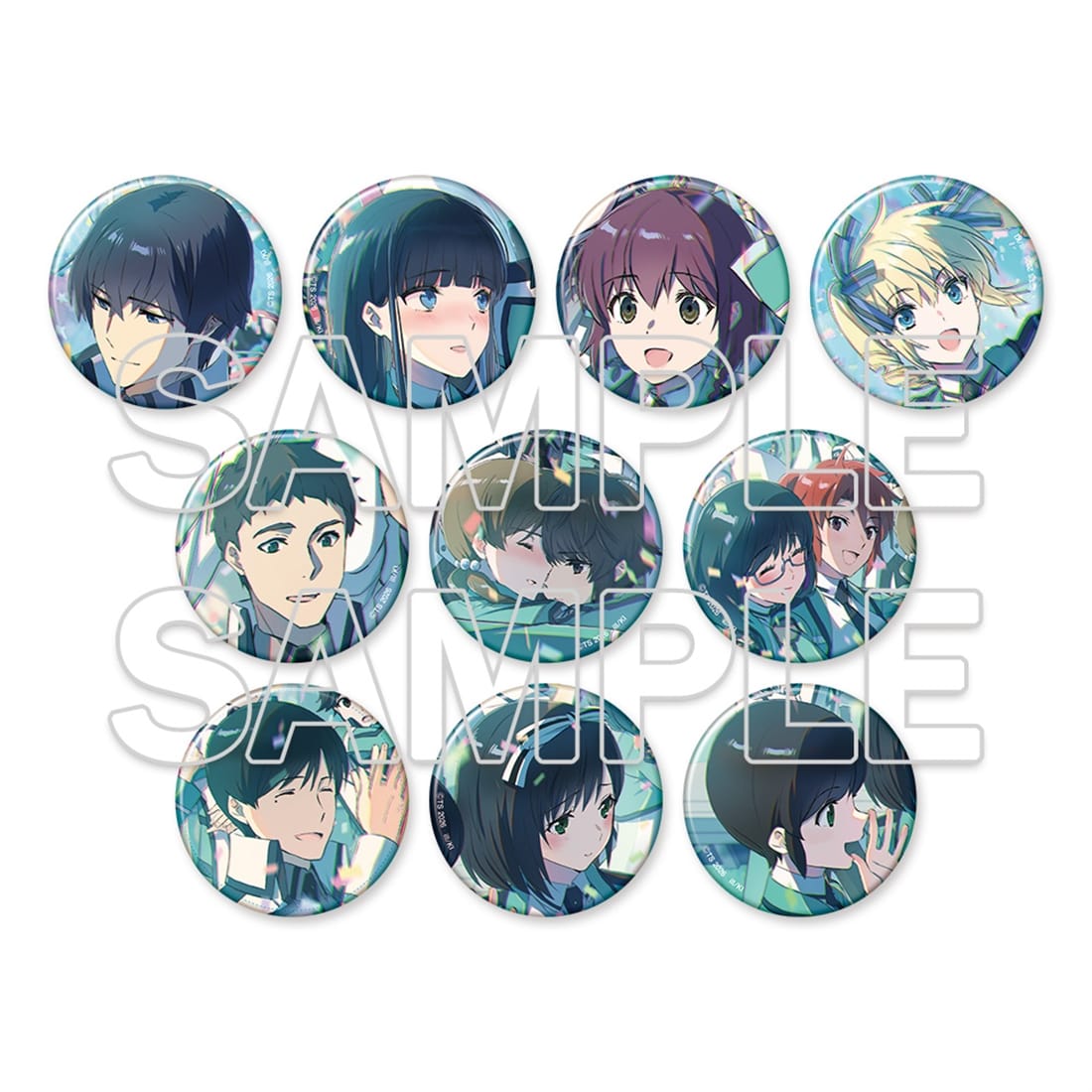 [※Blind](1BOX=10)(Goods - Badge) Kana Ishida Art Works (3) Release Commemoration The Irregular at Magic High School Tradable Tin Badge