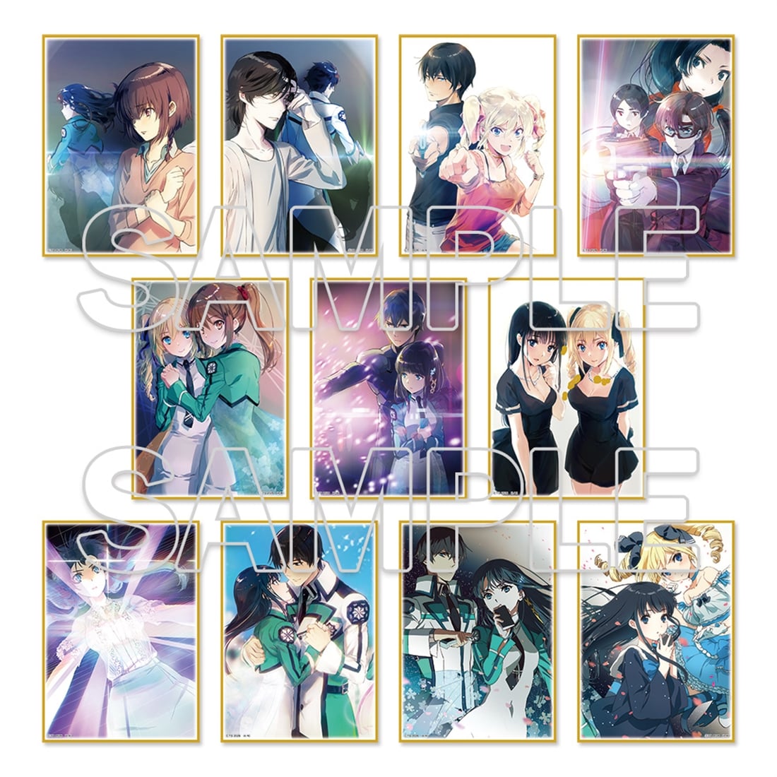 [※Blind](1BOX=11)(Goods - Art Board) Kana Ishida Art Works (3) Release Commemoration The Irregular at Magic High School Tradable Mini Illustration Board Ver.3