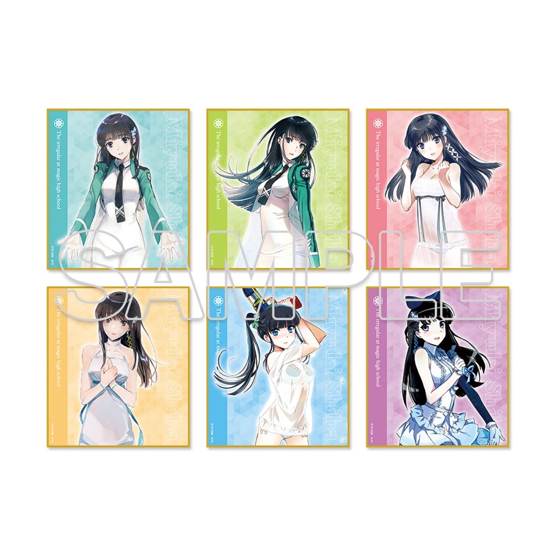 [※Blind](1BOX=6)(Goods - Art Board) Kana Ishida Art Works (3) Release Commemoration The Irregular at Magic High School Full of Miyuki Shiba Tradable Mini Illustration Board
