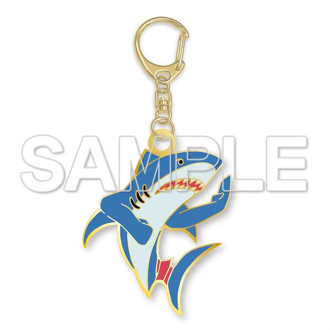 (Goods - Keychain) I Became Friends with the Second Cutest Girl in My Class - Conclusion Celebration - Kung Fu Shark Metal Keychain