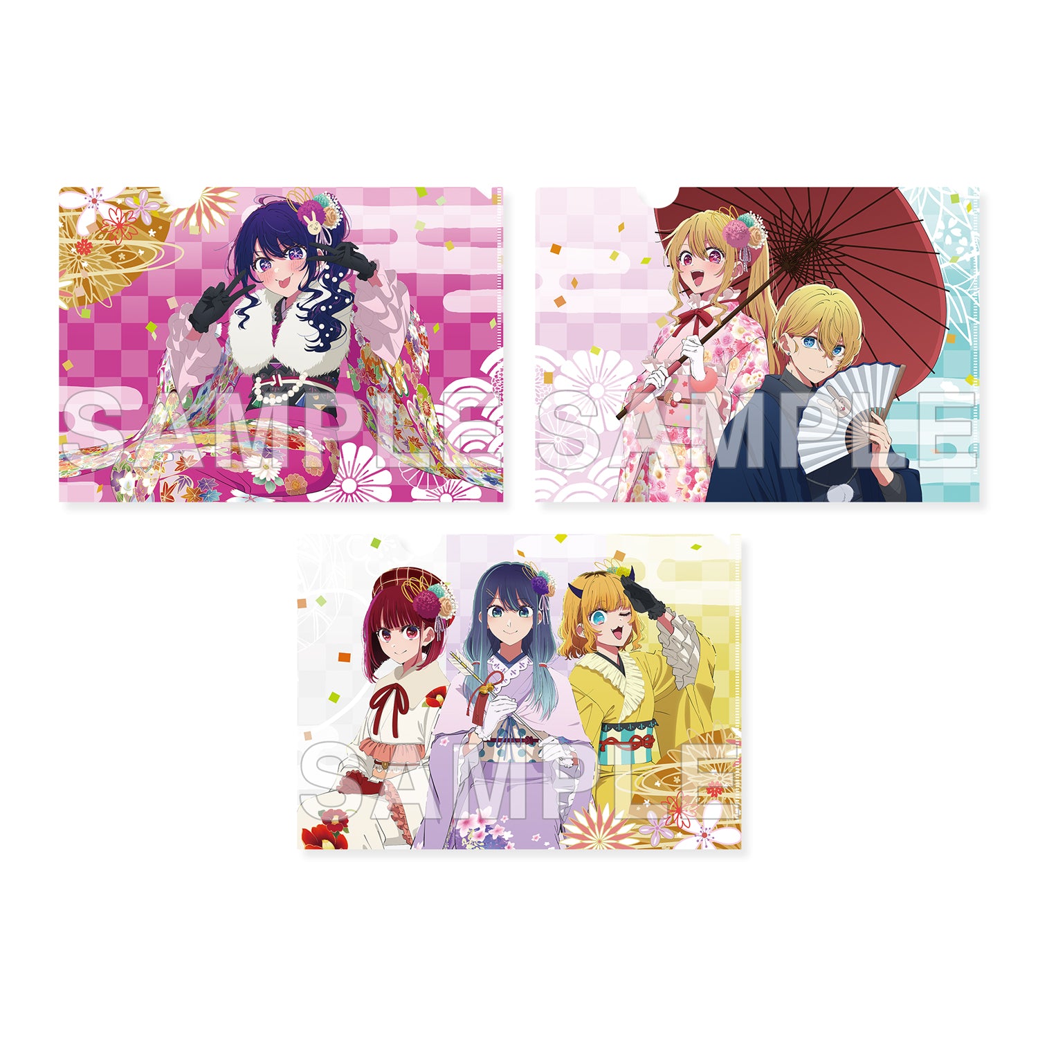 (Goods - Clear File) 【OSHI NO KO】 Clear File Set New Year 2026 ver.