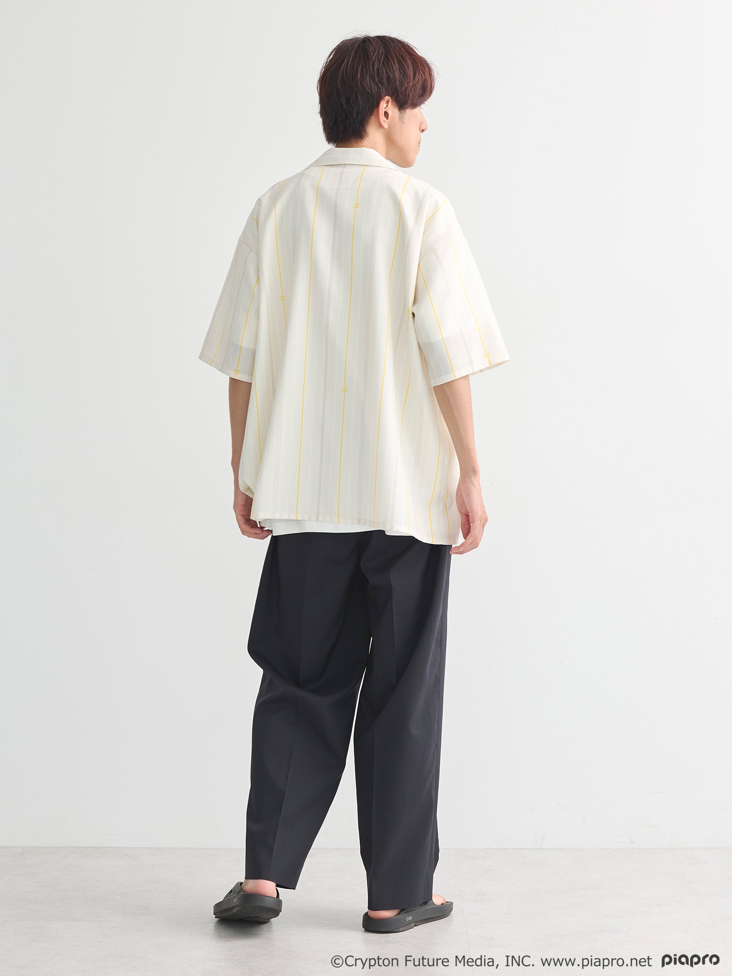 (Goods - Shirt) Kagamine Rin / Len Open Collar Big Shirt [earth music&ecology Japan Label]
