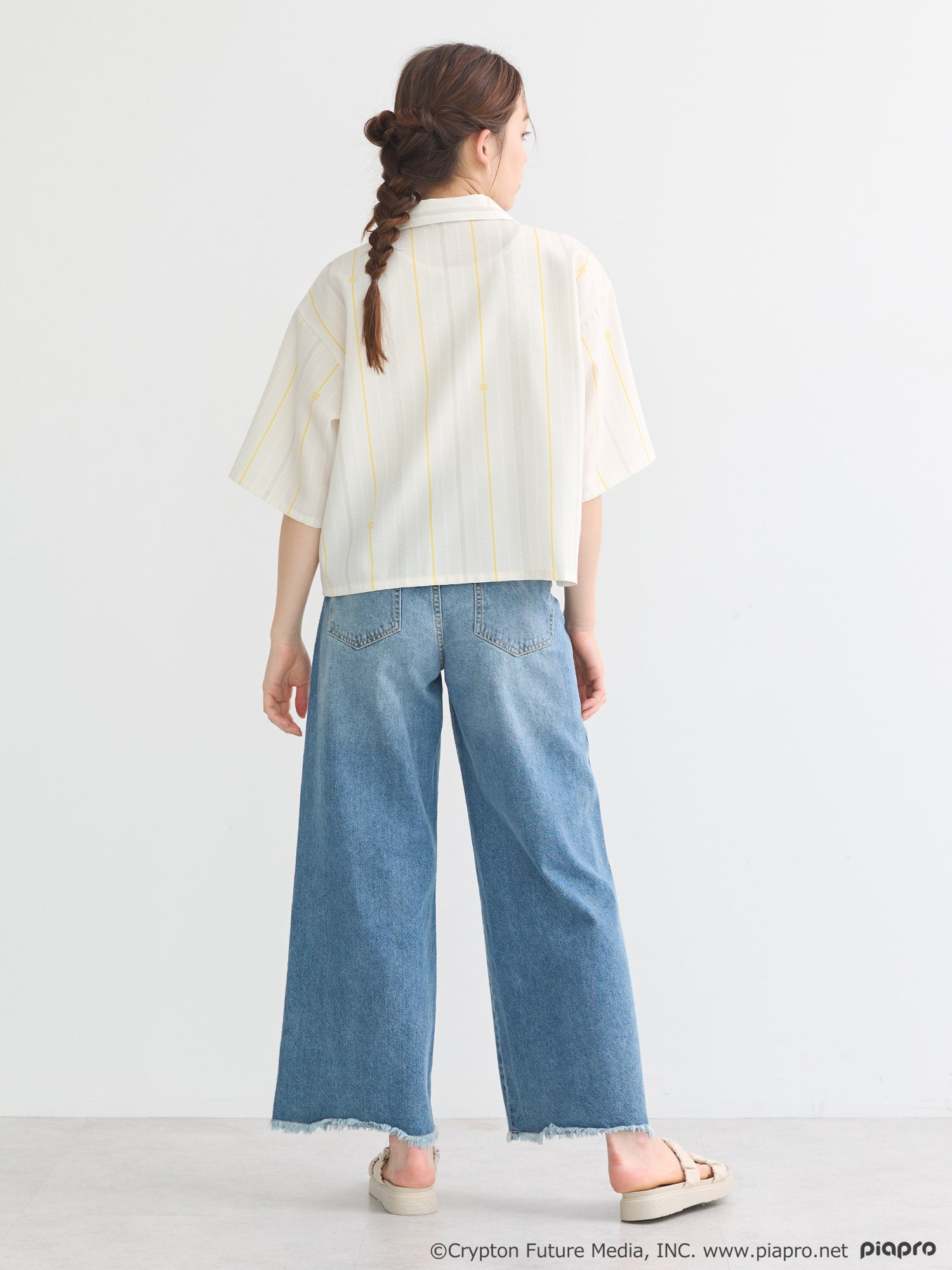 (Goods - Shirt) Kagamine Rin / Len Open Collar Shirt [earth music&ecology Japan Label]