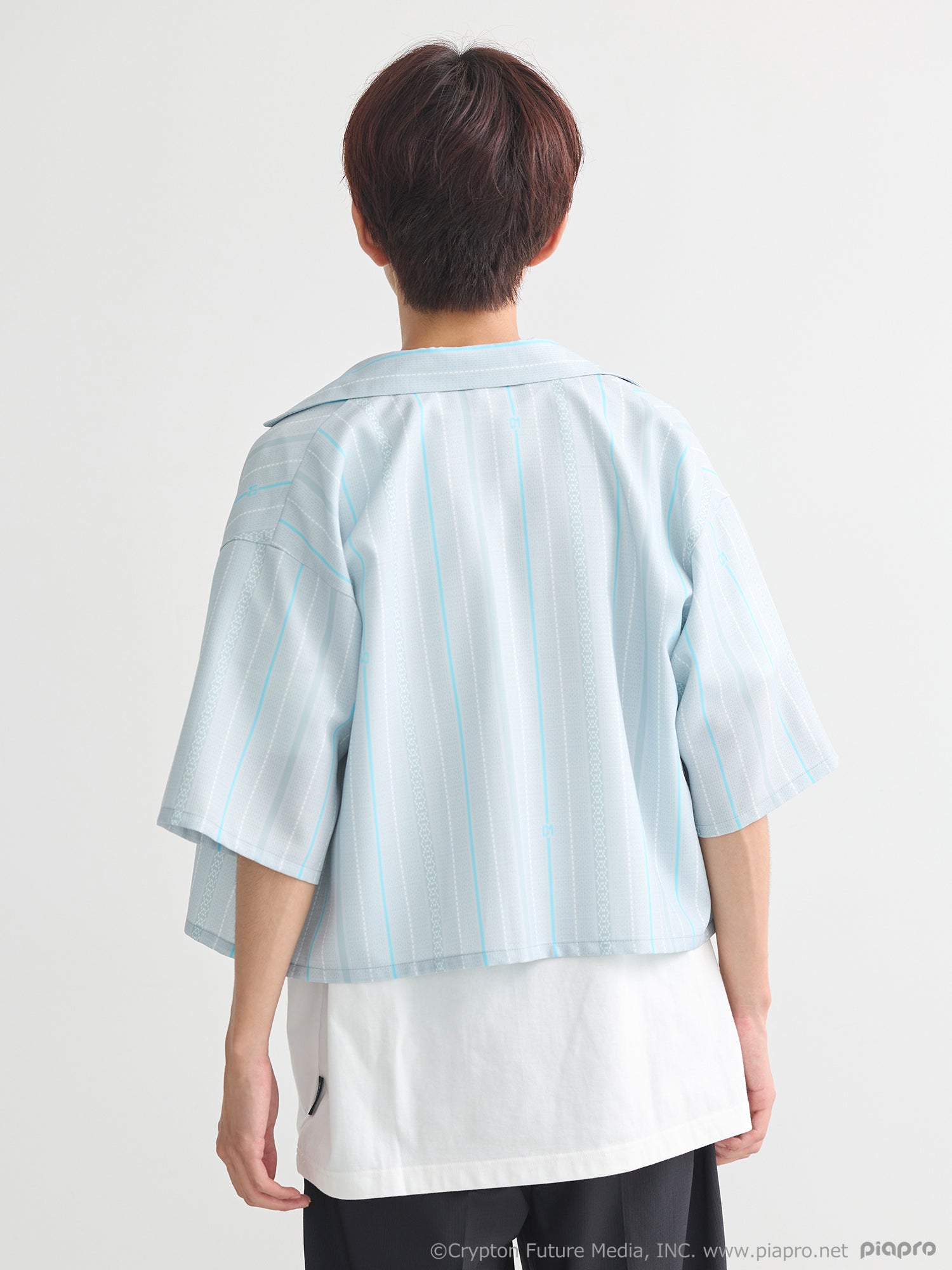 (Goods - Shirt) Hatsune Miku Open Collar Shirt [earth music&ecology Japan Label]