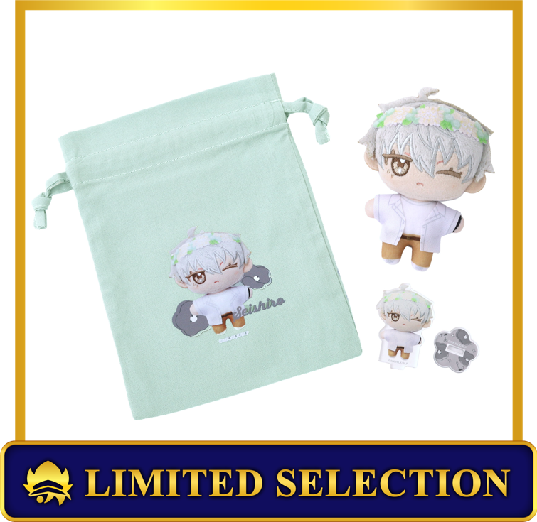 (Goods - Set) Blue Lock Season 2 Nui Pal animate Limited Selection Set (w/Drawstring Pouch, Acrylic Stand) / Seishiro Nagi