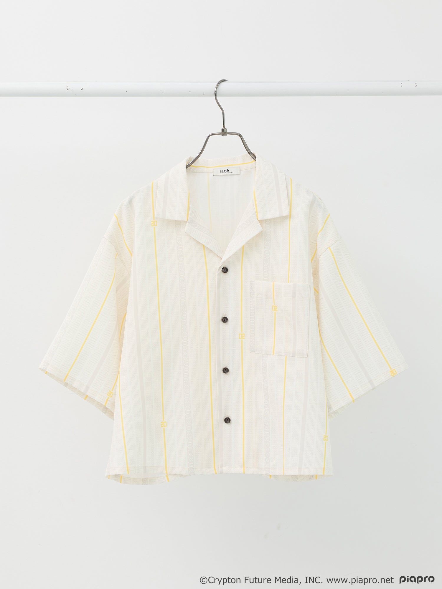 (Goods - Shirt) Kagamine Rin / Len Open Collar Shirt [earth music&ecology Japan Label]