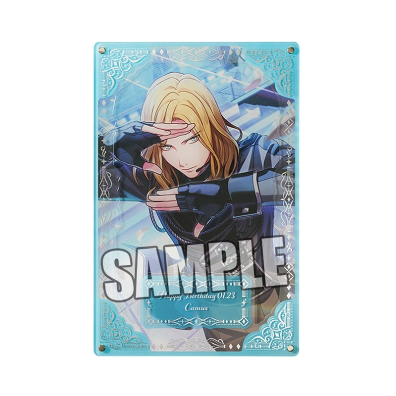 (Goods - Ornament) Uta no Prince-sama LIVE EMOTION Birthday Foil Stamped Layered Acrylic Plate Extra Ver. - Camus [animate Exclusive]