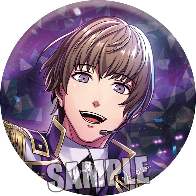 (Goods - Badge) Uta no Prince-sama LIVE EMOTION Birthday Holographic Button Badge Set Stage for Myself Ver. - Eiji Otori [animate Exclusive]