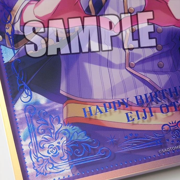 (Goods - Art Board) Uta no Prince-sama LIVE EMOTION Birthday Foil Embossed Acrylic Art Board Stage for Myself Ver. - Eiji Otori [animate Exclusive]