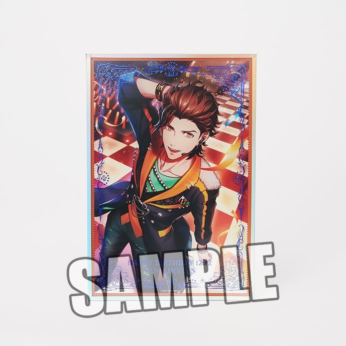 (Goods - Art Board) Uta no Prince-sama LIVE EMOTION Birthday Foil Embosssed Acrylic Art Board Stage for Myself Ver. - Van Kiryuin [animate Exclusive]