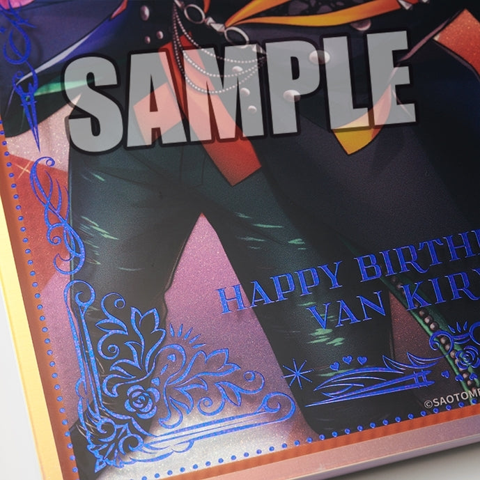 (Goods - Art Board) Uta no Prince-sama LIVE EMOTION Birthday Foil Embosssed Acrylic Art Board Stage for Myself Ver. - Van Kiryuin [animate Exclusive]