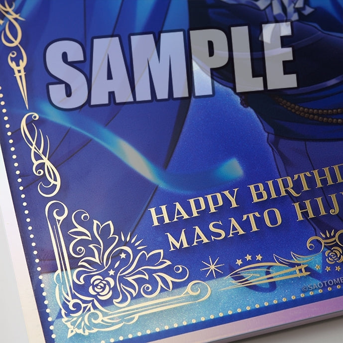 (Goods - Art Board) Uta no Prince-sama LIVE EMOTION Birthday Foil Embossed Acrylic Art Board Stage for Myself Ver. - Masato Hijirikawa [animate Exclusive]