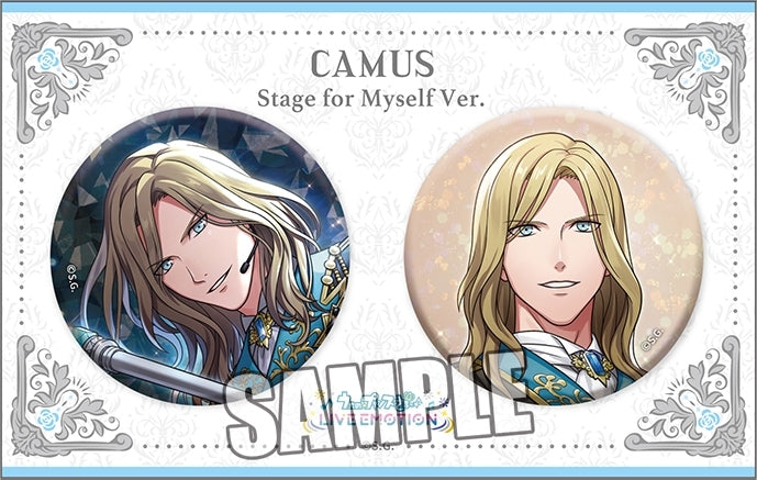 (Goods - Badge) Uta no Prince-sama LIVE EMOTION Birthday Holographic Button Badge Set Stage for Myself Ver. - Camus [animate Exclusive]