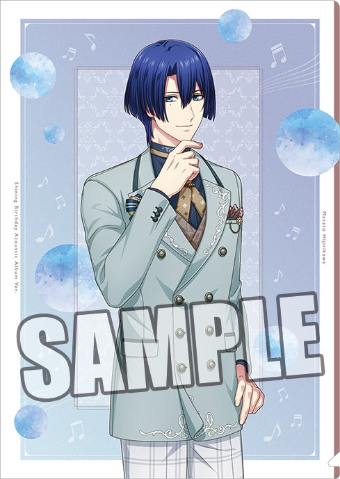 (Goods - Clear File) Uta no Prince-sama Clear File Shining Birthday Acoustic Album Ver. - Masato Hijirikawa [animate Exclusive]