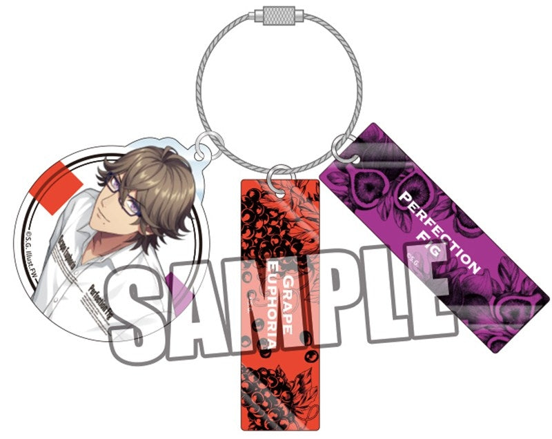(Goods - Keychain) Uta no Prince-sama 3-Part Acrylic Keychain Fragrance Pairing Ver. - Eiichi Otori