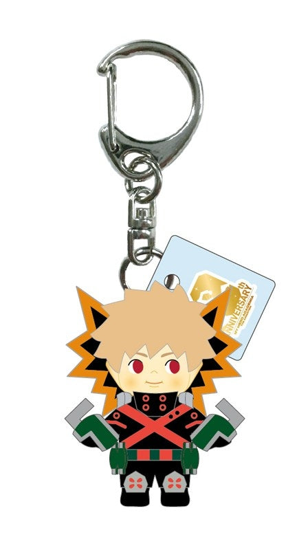 (Goods - Keychain) My Hero Academia 10th Anniversary Costume Kewpie Keychain Katsuki Bakugo