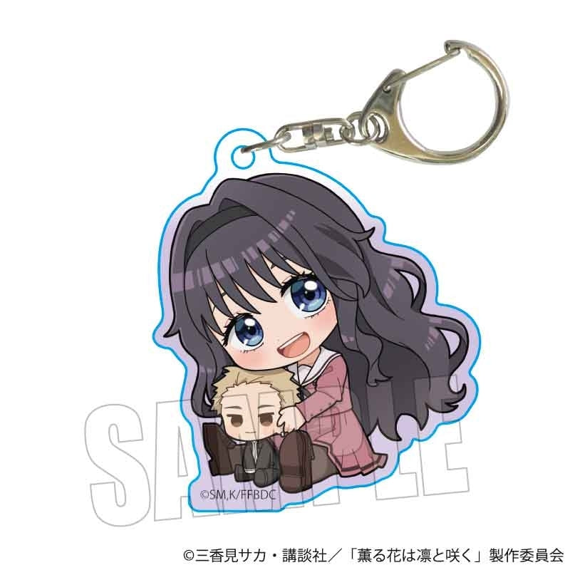 (Goods - Keychain) TV Anime - The Fragrant Flower Blooms with Dignity Gyugyutto Acrylic Keychain Kaoruko (Uniform)