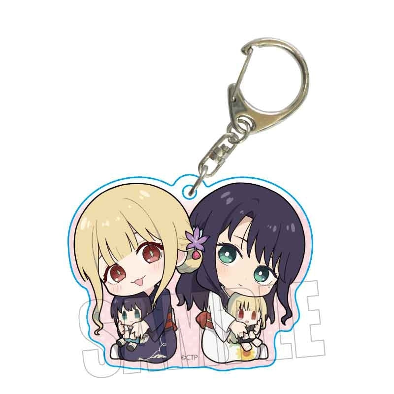(Goods - Keychain) Cosmic Princess Kaguya! Gyugyutto Acrylic Keychain Part 2 Kaguya & Iroha Sakayori