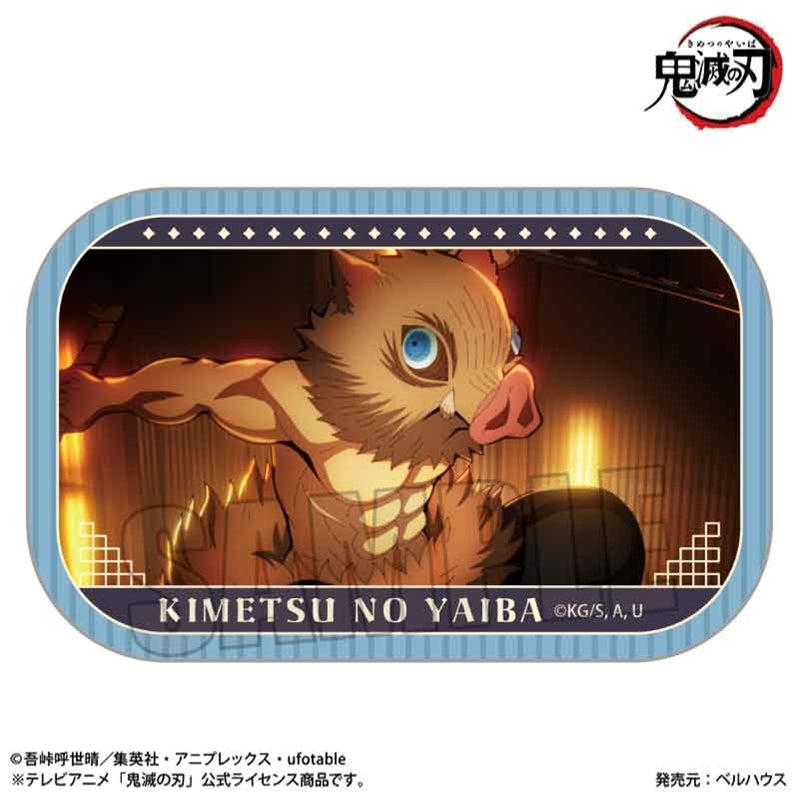 (Goods - Badge) TV Anime Demon Slayer: Kimetsu no Yaiba Memories Square Button Badge Inosuke Hashibira (Infinity Castle ver.)