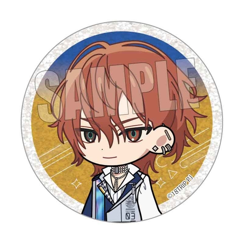(1BOX=10)(Goods - Badge) 18TRIP Trading GlitterButton Badge Part5 Morning Troupe & Afternoon Troupe