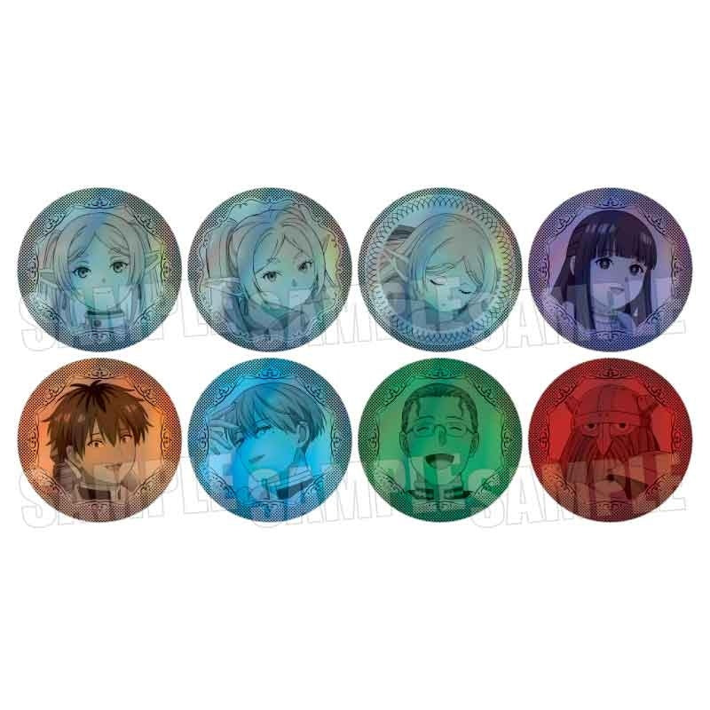 (1BOX=8)(Goods - Badge) Frieren: Beyond Journey's End Trading Holographic Button Badge Part2